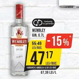 Mega Image Wembley gin Ofertă