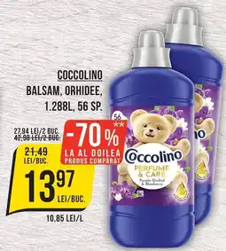 Mega Image Coccolino balsam, orhidee Ofertă