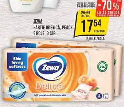Mega Image Zewa hârtie igienică peach Ofertă