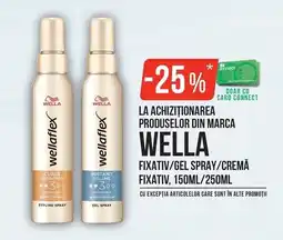 Mega Image Wella fixativ/gel spray/cremă Ofertă