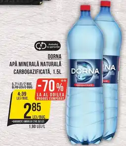 Mega Image Dorna apă minerală naturală Ofertă
