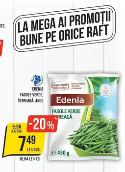 Mega Image Edenia fasole verde întreagă Ofertă