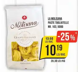 Mega Image La molisana paste tagliatelle Ofertă