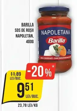 Mega Image Barilla sos de roșii napoletan Ofertă
