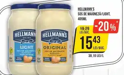 Mega Image Hellmann's sos de maioneză/light Ofertă