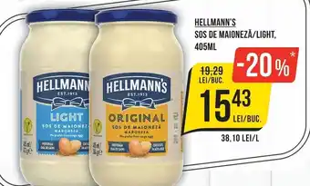 Hellmann's sos de maioneză/light