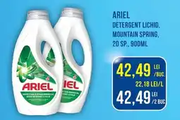 Mega Image Ariel detergent lichid, mountain spring Ofertă