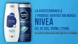 Mega Image Nivea gel de duș Ofertă