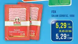 Mega Image Fox salam sârbesc Ofertă