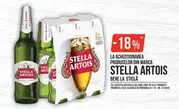 Mega Image Stella Artois bere la sticlă Ofertă