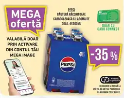 Mega Image Pepsi băutură răcoritoare carbogazoasă cu aromă de cola Ofertă