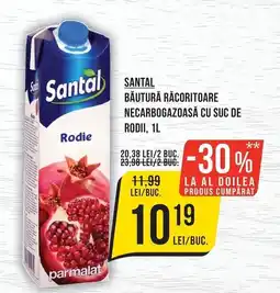 Mega Image Santal băutură răcoritoare necarbogazoasă cu suc de rodii Ofertă