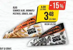 Mega Image Alka semințe albe, aromate/pestrițe, sărate Ofertă