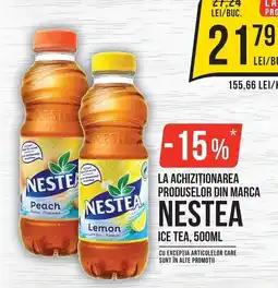 Mega Image Nestea ice tea Ofertă