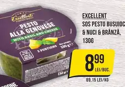 Mega Image Excellent sos pesto busuioc & nuci & brânză Ofertă