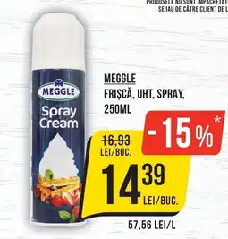 Mega Image Meggle spray cream Ofertă