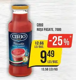 Mega Image Cirio roșii pasate Ofertă