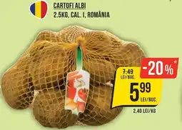 Mega Image Cartofi albi Ofertă