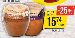 Mega Image Capricii Delicii zacusca cu ciuperci Ofertă