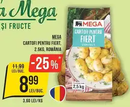 Mega Image Mega cartofi pentru fiert Ofertă