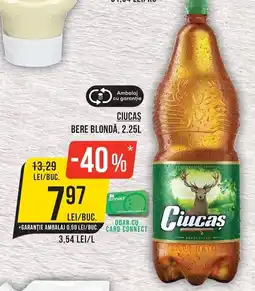 Mega Image Ciucas bere blondă Ofertă