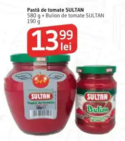 Supeco Sultan pastă de tomate + bulion de tomate Ofertă