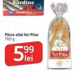 Supeco Pâine albă Vel Pitar Ofertă
