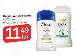 Supeco Dove deodorant stick Ofertă