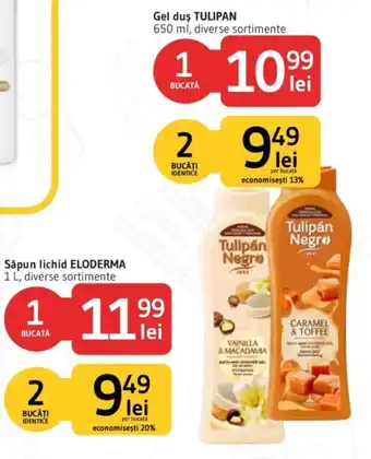 Tulipan gel duș