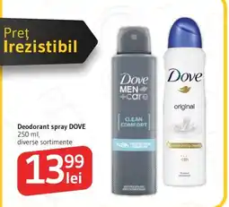 Supeco Dove deodorant spray Ofertă
