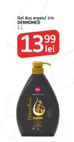 Supeco Dermomed gel duș argan/iris Ofertă
