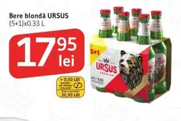 Supeco Bere blondă Ursus Ofertă