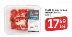 Supeco La Piata ceafă de porc fără os Ofertă