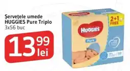 Supeco Huggies Pure Triplo Ofertă