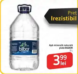 Supeco Apă minerală naturală plată BILBOR Ofertă