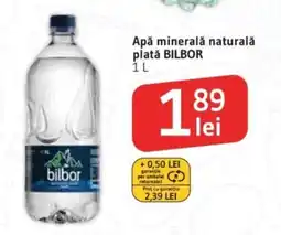 Supeco Apă minerală naturală plată bilbor Ofertă