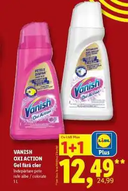 Lidl VANISH OXI ACTION Gel fără clor Ofertă