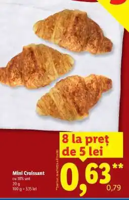 Lidl Mini croissant Ofertă