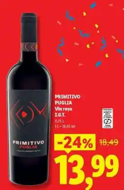 Lidl PRIMITIVO PUGLIA Ofertă