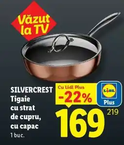 Lidl SILVERCREST Tigaie cu strat de cupru, cu capac Ofertă