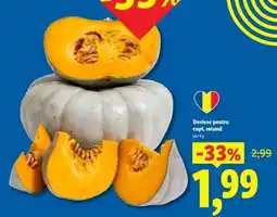 Lidl Dovleac pentru copt, rotund Ofertă