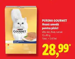 Lidl PURINA GOURMET Hrană umedă pentru pisici Ofertă