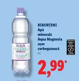 Lidl BIBORȚENI Apă minerală Aqua Magnesia Ofertă