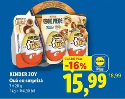 Lidl KINDER JOY Ouă cu surpriză Ofertă