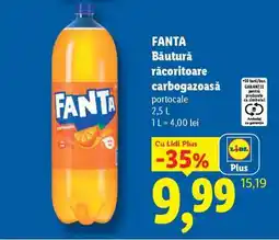 Lidl FANTA Băutură răcoritoare carbogazoasă portocale Ofertă