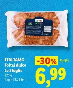 Lidl Italiamo Foitaj dulce Le Sfoglie Ofertă