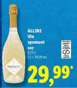 Lidl ALLINI Vin spumant sec Ofertă