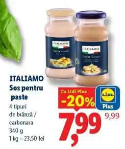 Lidl ITALIAMO Sos pentru paste Ofertă