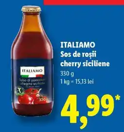 Lidl ITALIAMO Sos de roșii cherry siciliene Ofertă