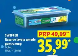 Lidl SWIFFER Rezerve lavete umede pentru mop Ofertă
